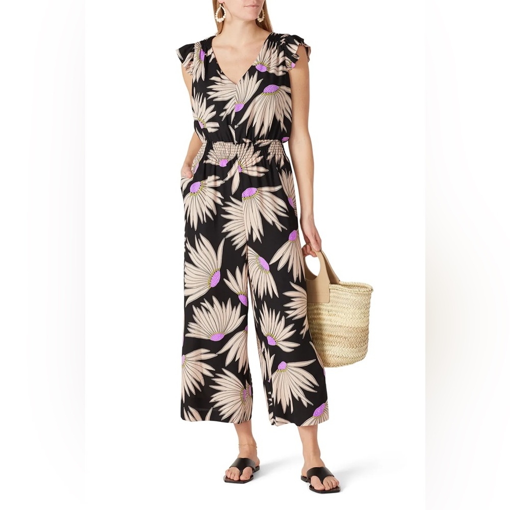 NWOT Kate Spade Grand Daisy Floral Jumpsuit Size 10
